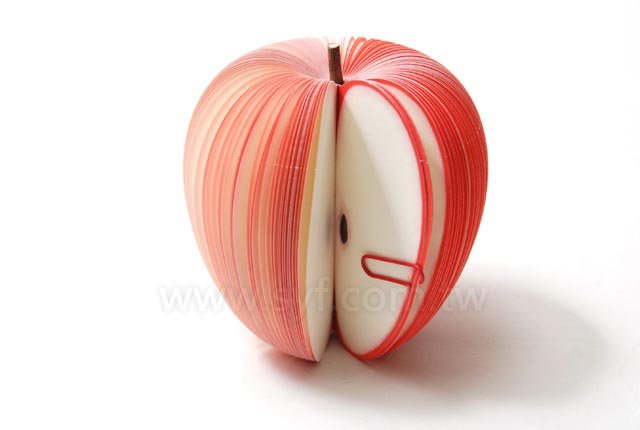 紅蘋果造型便條紙