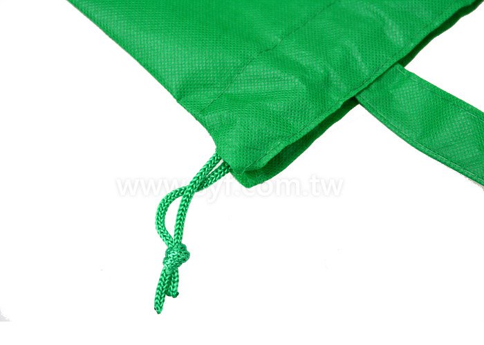 單色印刷束口袋-不織布材質加提袋束口包-可加LOGO客製化印刷