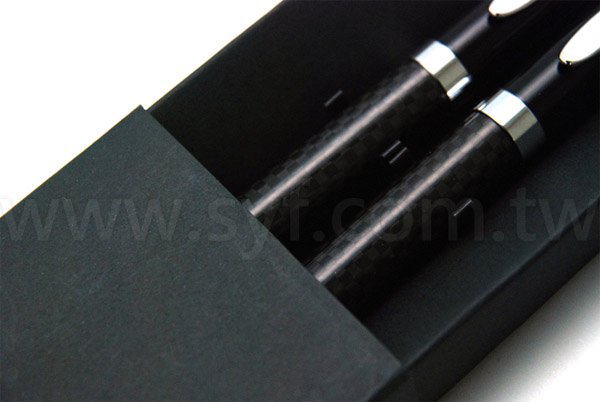 精品質感禮品對筆筆盒-包裝盒內附筆夾-可客製化加印LOGO-1252-4