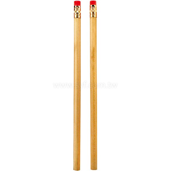 樂活原木鉛筆-橡皮擦頭廣告筆-可客製化加印LOGO