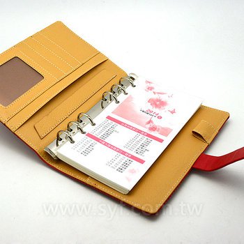 時尚編織紋工商日誌-插扣式活頁筆記本-可訂製內頁及客製化加印LOGO_6