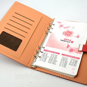 時尚格紋工商日誌-磁扣式活頁筆記本-可訂製內頁及客製化加印LOGO_6