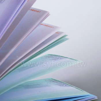 方形便條紙-封面彩色印刷上亮膜-50張內頁彩色印刷便條紙_4