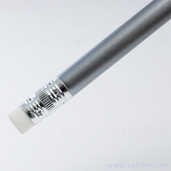 亮眼金銀烤漆鉛筆-橡皮擦頭廣告筆-可客製化加印LOGO