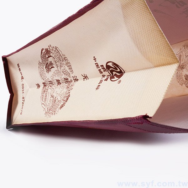 金色不織布袋印刷-霧膜立體袋-6733-3