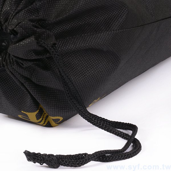 不織布束口袋-厚度80G-尺寸W20*H37-單色單面-可客製化印刷LOGO_3