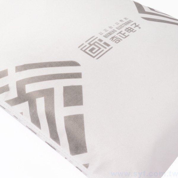 不織布沖孔平口環保袋-厚度70G-尺寸W38xH45.5cm-雙面單色印刷_3