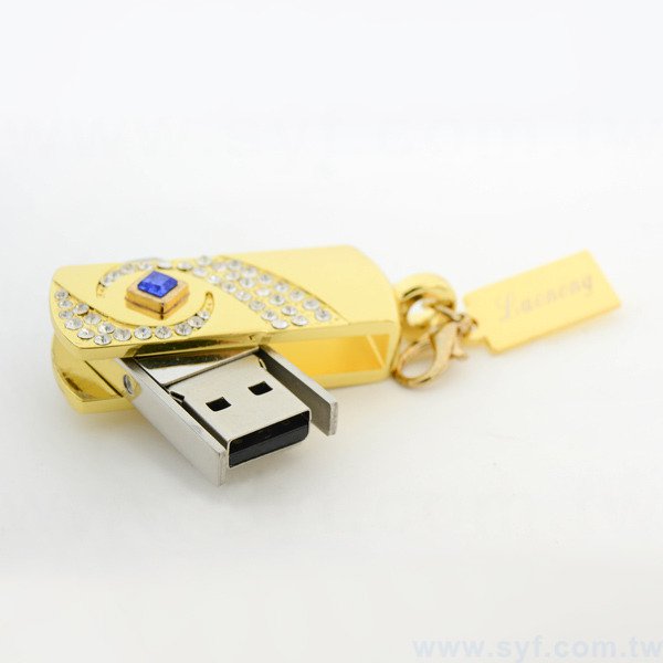 隨身碟-鑽石禮贈品旋轉USB-珠寶金屬隨身碟-客製隨身碟容量-採購推薦股東會紀念品_3
