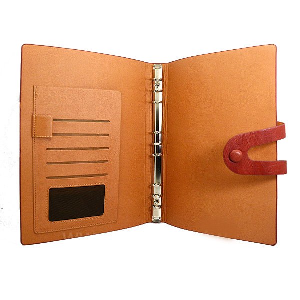 現代木紋工商日誌-包扣式活頁筆記本-可訂製內頁及客製化加印LOGO-6289-24