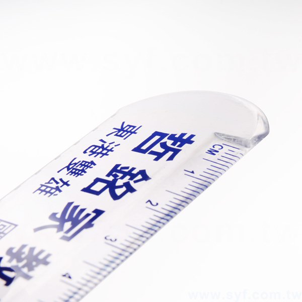 15cm廣告尺-透明塑膠材質廣告尺-可客製化印刷加印LOGO-畢業禮物首選_4