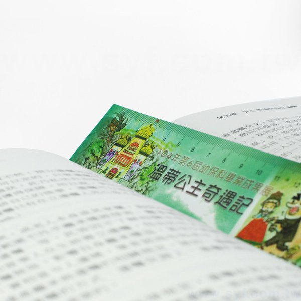 15cm廣告尺-可客製化印刷500P合成卡材質卡尺-7205-4