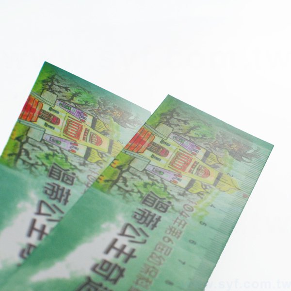 15cm廣告尺-可客製化印刷500P合成卡材質卡尺-7205-2