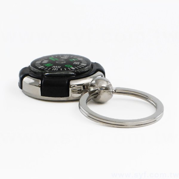 指南針鑰匙圈-金屬雷射雕刻-可加LOGO客製化印刷-7219-4