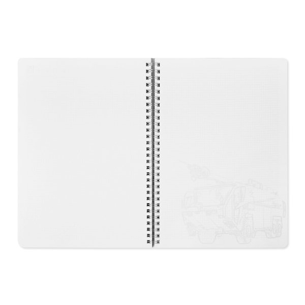 創意個性環裝筆記本-單色封面上霧膜線圈記事本-可訂製內頁及客製化加印LOGO_3