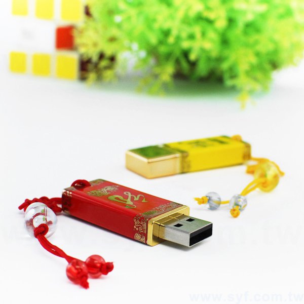 隨身碟-中國風印刷青花瓷USB-金紅陶瓷隨身碟-兩種訂購推薦顏色可選-採購訂製股東會贈品_7