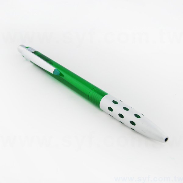 廣告筆-半透筆管環保禮品-單色原子筆五款筆桿可選_3