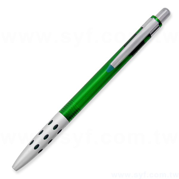 廣告筆-半透筆管環保禮品-單色原子筆五款筆桿可選_2