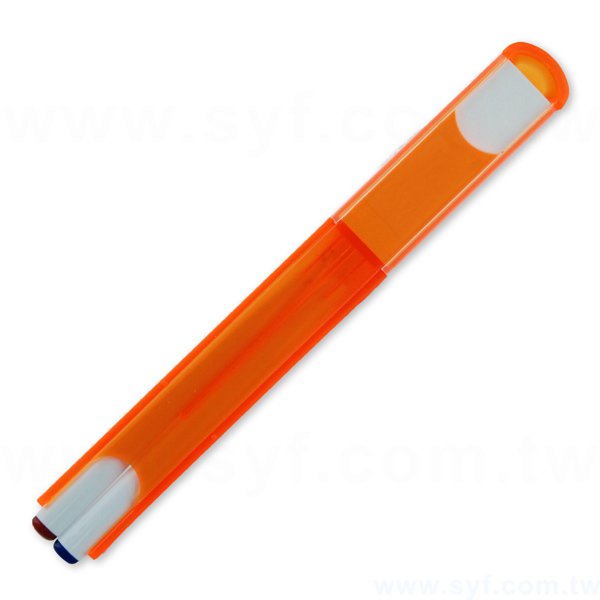 多功能廣告筆-便條紙禮品-兩色筆芯原子筆-五款筆桿可選-採購客製印刷贈品筆