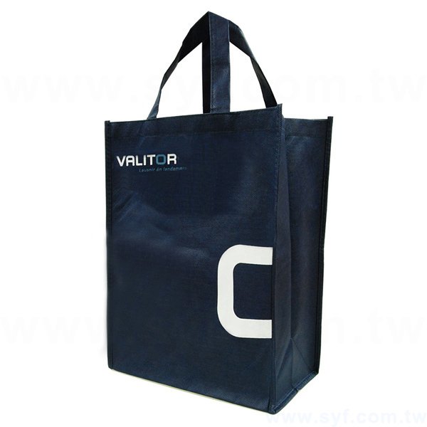 不織布環保購物袋-厚度80G-尺寸W24.5xH34xD15cm-雙面雙色印刷_0