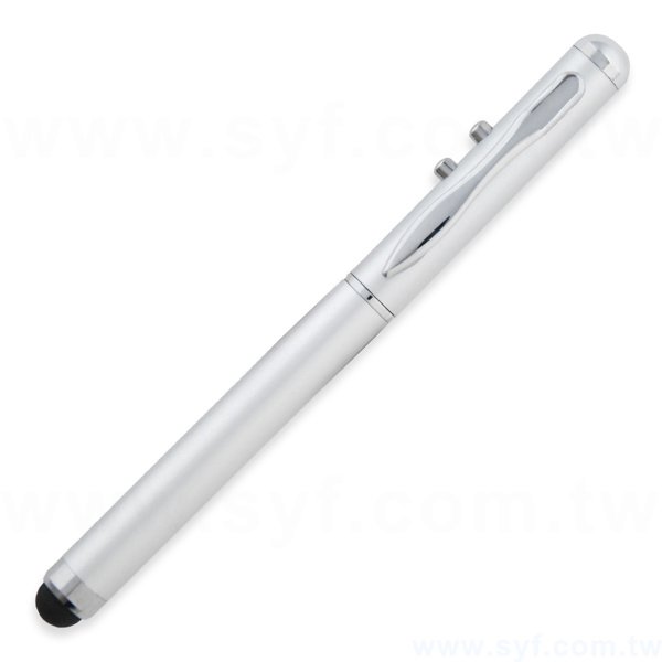 觸控筆-LED燈電容禮品-多功能四合一廣告筆-雷射觸控廣告原子筆-採購批發贈品筆-6177-2
