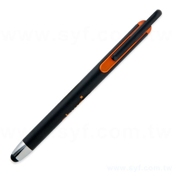 多功能觸控筆-消光印刷電容禮品-兩用觸控廣告原子筆-四款可選-採購批發贈品筆-6188-3