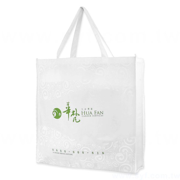 不織布環保購物袋-厚度100G-尺寸W55xH50xD9cm-雙面雙色印刷_0