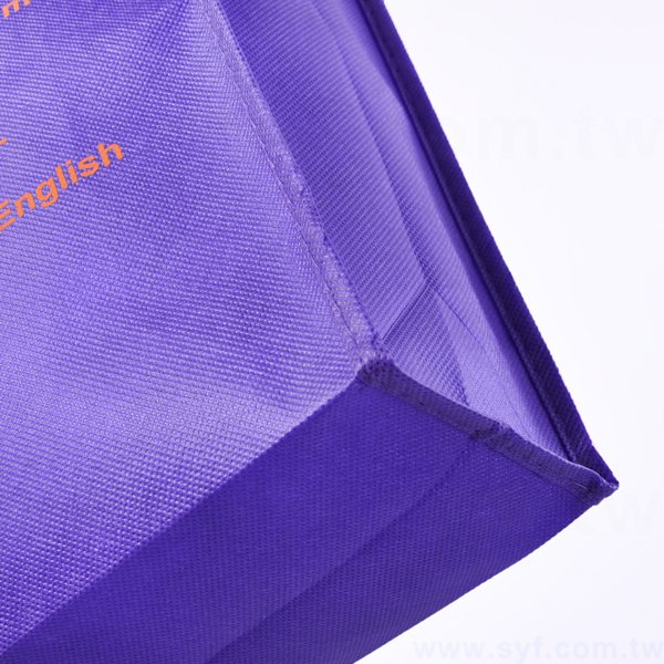 不織布環保購物袋-厚度80G-尺寸W25xH33xD10cm-雙面單色印刷_8