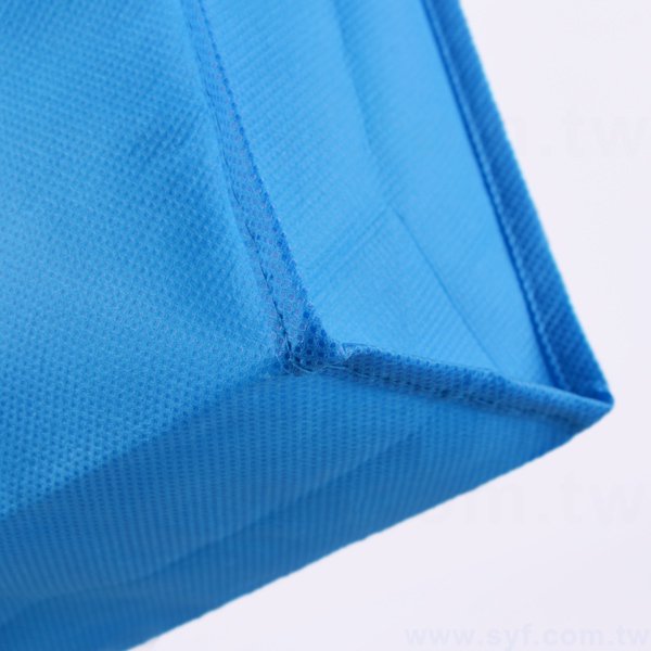 不織布袋-彩色熱轉印-立體購物袋-環保不織布材質-工廠客製化環保袋-7464-5