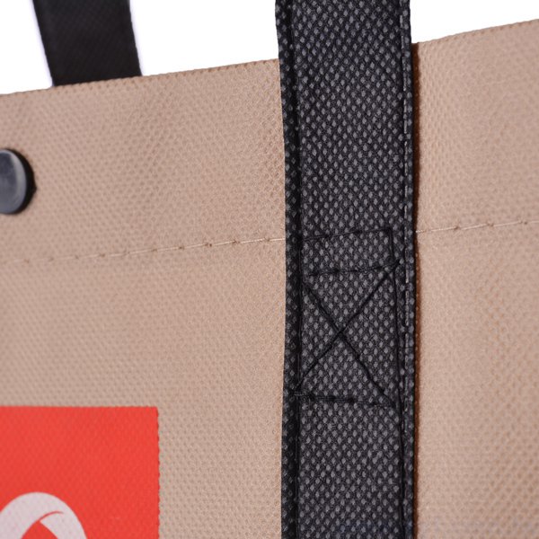 不織布環保購物袋-厚度100G-尺寸W30xH37xD11cm-雙面雙色印刷(塑膠扣)_6