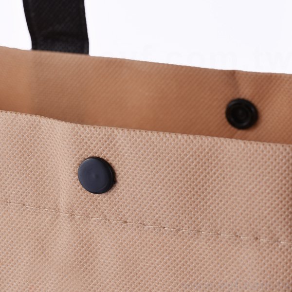 不織布環保購物袋-厚度100G-尺寸W30xH37xD11cm-雙面雙色印刷(塑膠扣)_5