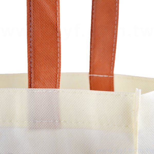 不織布袋-彩色熱轉印-立體購物袋-環保不織布材質-採購訂製環保袋_3
