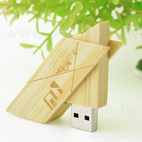 環保隨身碟-原木禮贈品USB-木製翻轉隨身碟-客製隨身碟容量-採購訂製印刷推薦禮品
