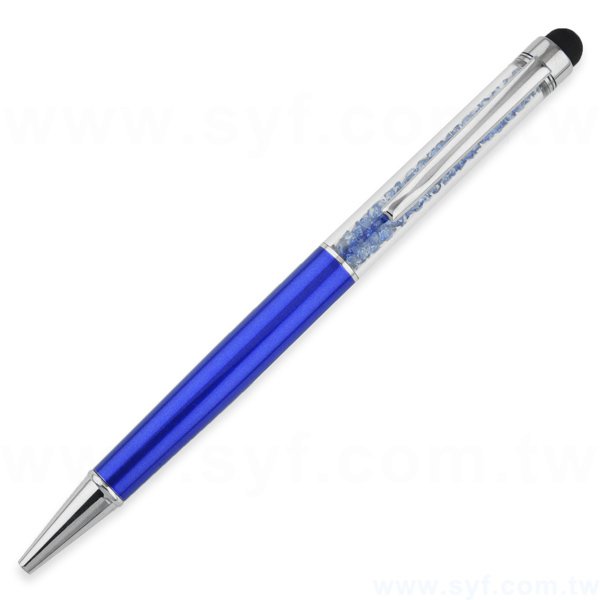 水晶電容觸控筆-金屬廣告禮品筆-多功能觸控廣告原子筆-七款式可選-採購批發贈品筆-7496-3