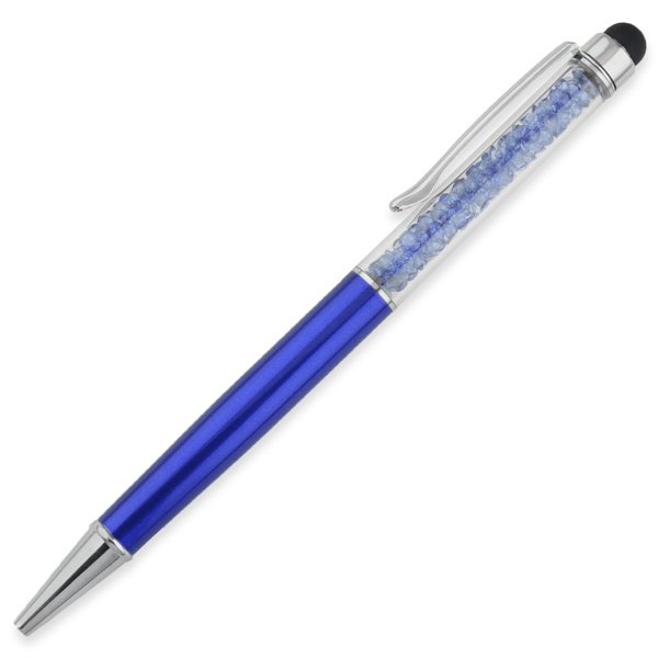 水晶電容觸控筆-金屬廣告禮品筆-多功能觸控廣告原子筆-七款式可選-採購批發贈品筆-7496-2