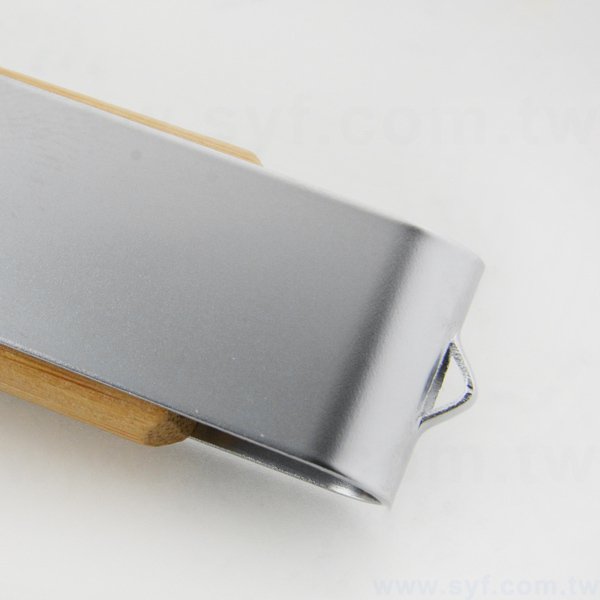環保隨身碟-原木禮贈品USB-木製金屬旋轉隨身碟-客製隨身碟容量-採購訂製印刷推薦禮品