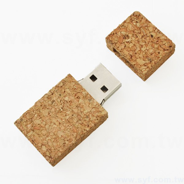 環保隨身碟-木製禮贈品USB-軟木塞造型隨身碟-客製隨身碟容量-採購訂製印刷推薦禮品_1