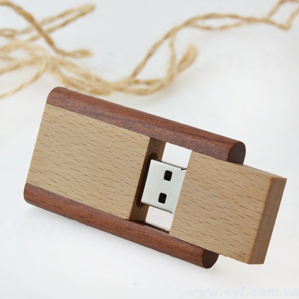 環保隨身碟-原木禮贈品USB-木製翻轉隨身碟-客製隨身碟容量-採購訂製印刷推薦禮品-877-5