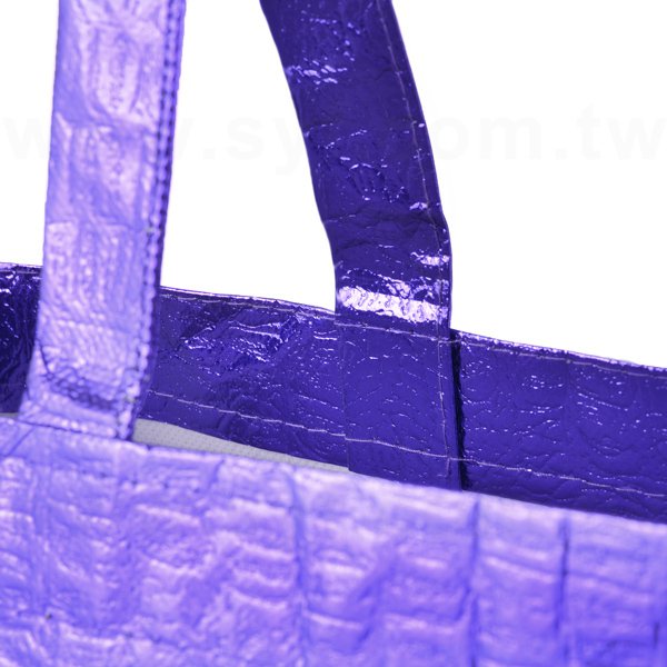 雷射膜立體不織布袋-單色網版印刷-環保不織布材質