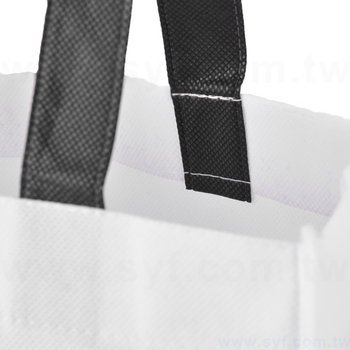 不織布立體袋-厚度120G-尺寸W42xH35xD16cm-雙面熱轉印+網版印刷_2