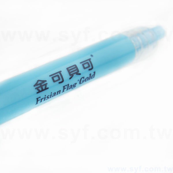 廣告筆-矽膠防滑筆管禮品-單色原子筆-六款筆桿可選_5