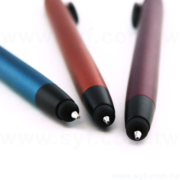 多功能觸控筆-消光筆桿印刷禮品-觸控廣告原子筆-四款式可選-採購客製印刷贈品筆-6710-4