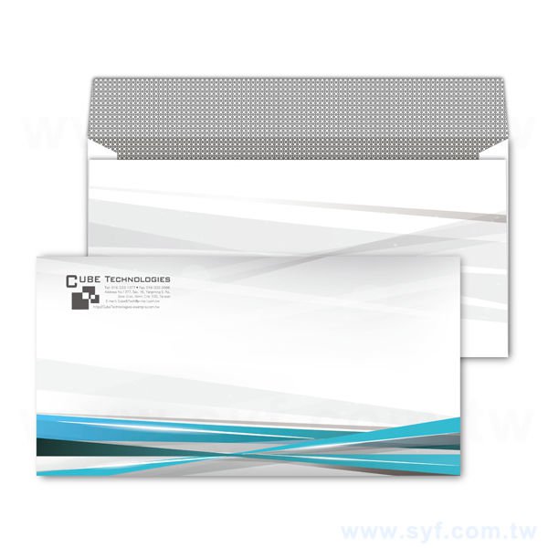 12K歐式隱密式信封w230xh120mm客製化信封製作-多款材質可選-彩色印刷_1