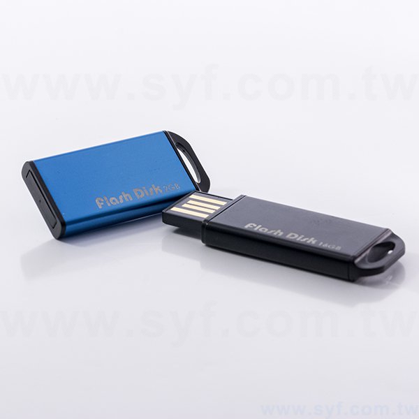 隨身碟-台灣設計禮贈品-伸縮金屬USB隨身碟-客製隨身碟容量-工廠客製化印刷推薦禮品
