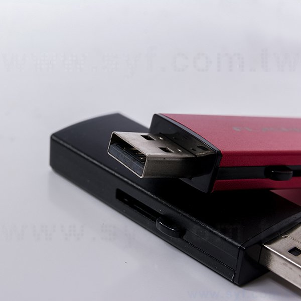 隨身碟-台灣設計隨身碟禮贈品-霧面金屬伸縮金屬USB隨身碟-客製隨身碟容量-工廠客製化印刷推薦禮品
