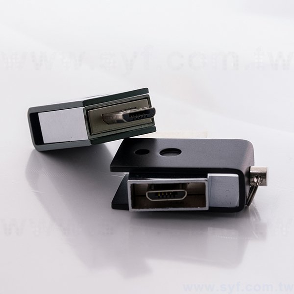 隨身碟-台灣設計手機隨身碟-旋轉金屬手機USB隨身碟-客製隨身碟容量-採購批發製作推薦禮品