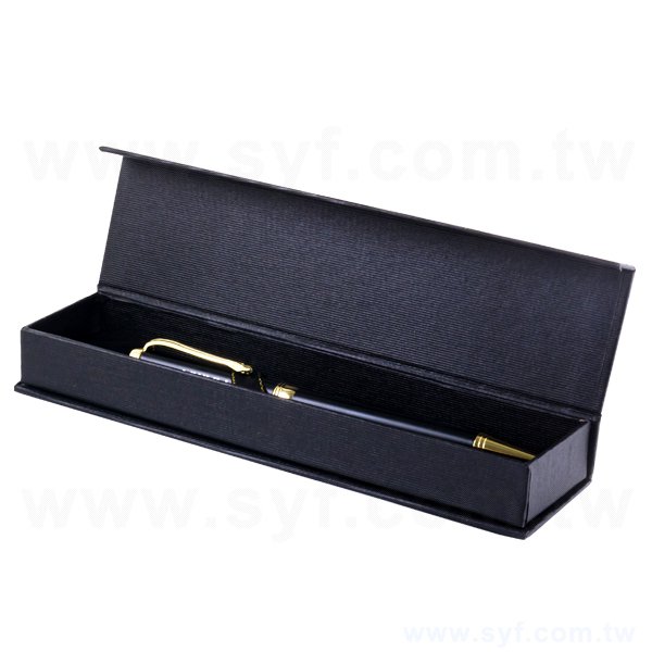 精美磁吸式質感禮品筆盒-精品包裝盒內附筆繩-可客製化加印LOGO-8663-2