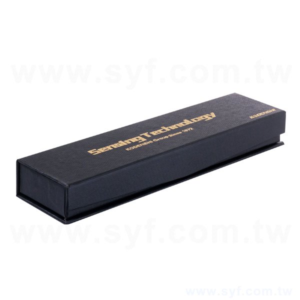 精美磁吸式質感禮品筆盒-精品包裝盒內附筆繩-可客製化加印LOGO-8663-1