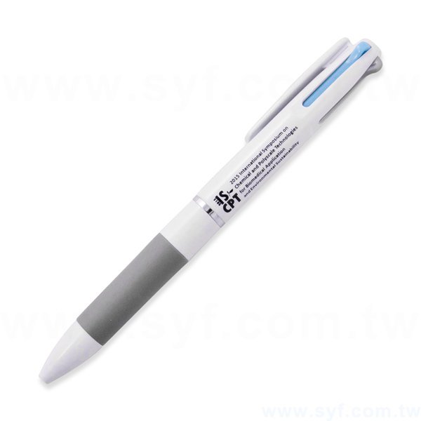 廣告筆-三色筆芯防滑筆管禮品-多色原子筆-五款筆桿可選-採購客製印刷贈品筆