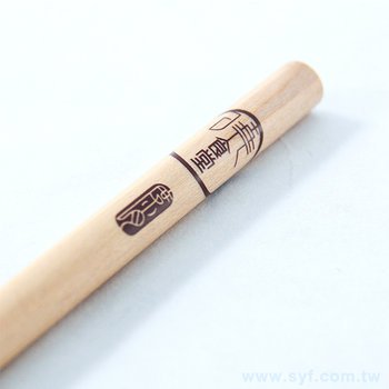 原木鉛筆-圓形兩切印刷筆桿禮品-廣告環保筆-客製化印刷贈品筆_9