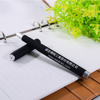 廣告筆-霧面塑膠筆管禮品-單色中性筆-採購訂定客製贈品筆_4
